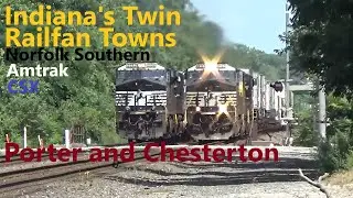 Indiana's Twin Railfan Towns: Trains in Porter and Chesterton