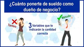 Cuánto ponerte de sueldo como dueño de negocio sin afectar tu negocio (con fórmula y metodología)