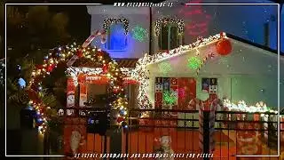 Santa Claus House Christmas Light Show 2022