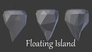 Modelling a Floating Island - Blender