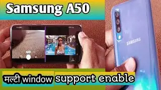 Multi window Samsung a50, how to enable pop up window, multi window in Samsung A50