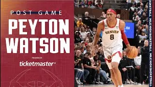 Nuggets Postgame Media: Peyton Watson | DEN vs. UTA