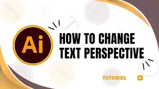 How to change the perspective of text in Illustrator