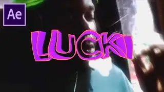 TRIPPY ECHO TEXT TUTORIAL AFTER EFFECTS | Lucki Music Video Text Animation