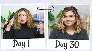 I Tried the Curly Girl Method for 30 Days (wavy hair transformation)