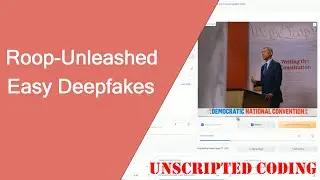 INSTANT Face Swaps - Roop - One Click Deepfakes | Unscripted Coding