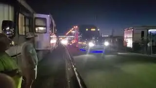 NASCAR Haulers Nighttime At Talladega Speedway