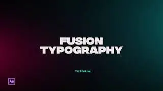 Animated Typography - After Effects Template (Tutorial Setting Up Slide)