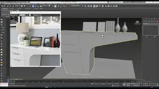 3DsMax Tutorials, Tutorial on 3D Modeling a Stylish Office Desk and assets in 3dsmax (Part 1)