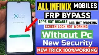 Infinix Smart 7/7 HD Frp Bypass Android 12/13/ infinix 6515 Google Account Bypass 2024 Without pc