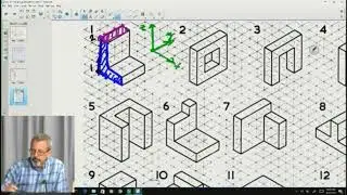 Isometric to Orthographic drawing