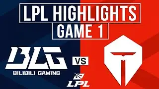 BLG vs TES Highlights Game 1 | LPL 2024 Summer Playoffs | Bilibili Gaming vs Top Esports