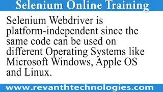 Selenium Online Tutorial, Selenium Online Training In India,Selenium Training for Beginners,Selenium