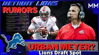 Today’s Lions Rumors: Urban Meyer To Detroit? Detroit Lions Draft Seeding & Week 17 Rooting Guide