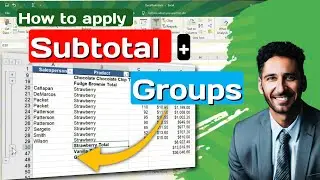 Subtotals and Groups  | Excel Intermediate - 4