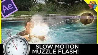 Slow Motion Muzzle Flash -  After Effects Tutorial