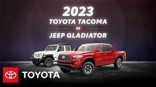 2023 Toyota Tacoma vs 2023 Jeep Gladiator | Toyota