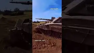 Challenger 2 tank vs 🇷🇺Dragon's Teeth 