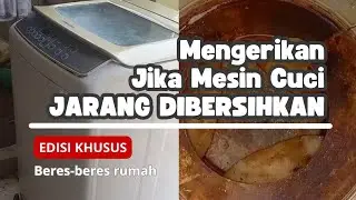 Cara Mudah Membersihkan Mesin Cuci Samsung 1 Tabung dari Kerak | Tip membersihkan tabung mesun cuci