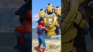 GTA V: Avengers Vs Ironman, who will win?? 😱 | #shorts