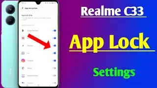 realme c33 mein app lock kaise karen | realme c33 app lock setting | realme c33 app lock