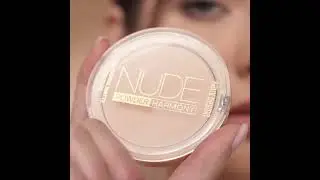 Пудра компактная Nude Harmony BelorDesign бежевый тон 1 light выравнивает поверхность кожи, матовая