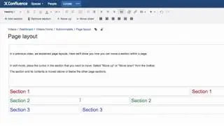 Page layout - delete a section - Learn Atlassian Confluence #98