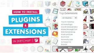 How to Install Plugins, and Extensions in Sketchup (software)