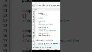 default constructor used in type conversion 🔥🔥 classes and objects || c++ programming language