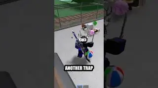 Trolling with the trap perk in MM2! #roblox #murdermystery2gameplay #mm2 #robloxedit