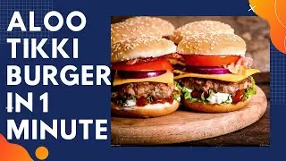 burger in 1 minute🍔|Neetucreativecollection|