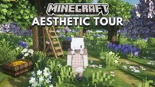 Aesthetic Minecraft World Tour 🍎🐝 (Mizunos 16 Craft)