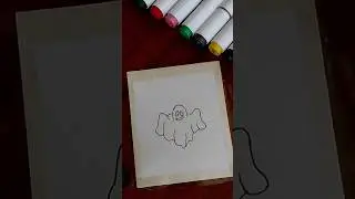 White Ghost || Ghost drawing #ghost #ghostdrawing #shorts #youtube