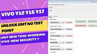 Vivo Y12 y15 Y17 Y1s Pattern Unlock in Umt Mtk New Update Without Test Point Part 1