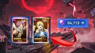 TRY TO GET LUCY HERO + FREE NATSU HERO (64K DIAS 💎💎💎) Lucky Ever | Mobile Legends: Adventure