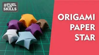 How to make Origami Paper Lucky Star Tutorial ⭐️ Easy DIY