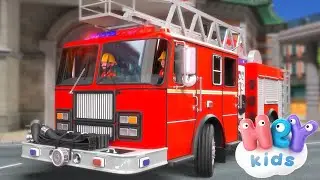 El Camión de Bomberos 🚒 Los bomberos para niños | Canciones Infantiles - HeyKids