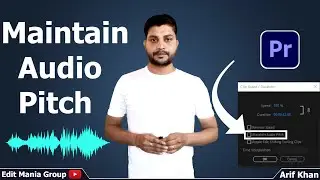 Maintain Audio Pitch Premiere | How to Speed Up Audio without Changing Pitch