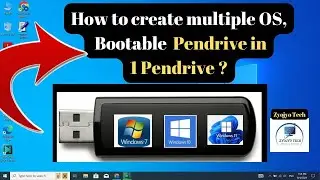 How to create multiple bootable pendrive in 1 pendrive?||Bootable pendrive|