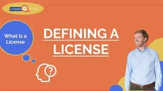 The definition of a License - Microsoft Volume Licensing Training