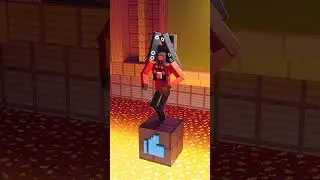 Saving SPEAKERMAN and TV WOMAN in Minecraft 🥰 #shorts