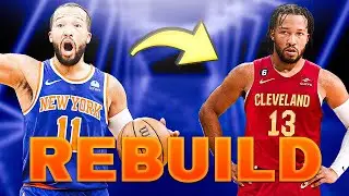 TRADING EVERY PLAYER KNICKS REBUILD! NBA 2K25