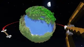 Round Minecraft world