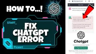 [Fixed] How To Fix Chat Gpt Error | AI Chat Gpt Not Working