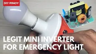 Joule thief 3.7 to 220v Mini Inverter | Emergency  Light | Royer Oscillator