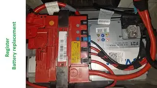 How to register battery replacement on BMW