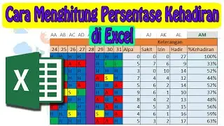 Cara Menghitung Persentase Kehadiran di Excel