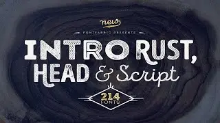 Intro Rust   pack of 214 fonts Font Free Download