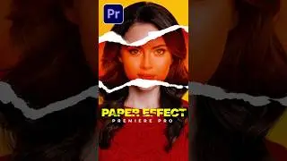 Paper Transition | Premiere Pro #tutorial #papercutting #transition