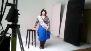 Julie - Shooting Officiel Finale Miss Ronde France 2012